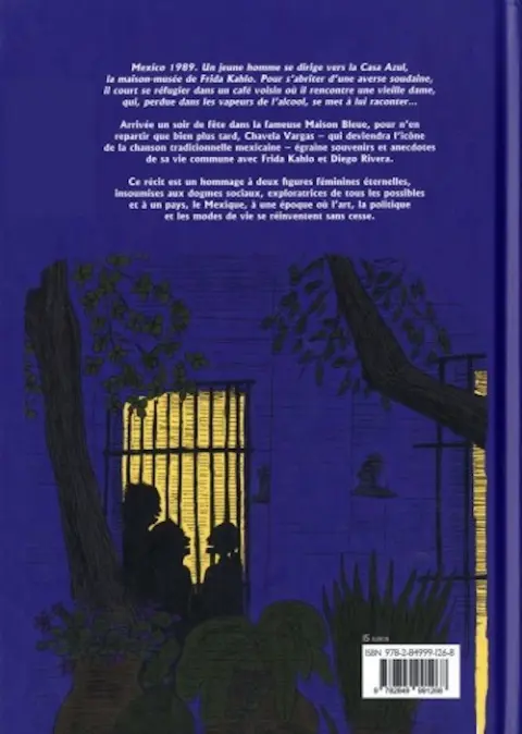 Verso de l'album La Casa Azul : Frida Kahlo et Chavela Vargas