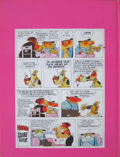 Verso de l'album Kador Tome 2