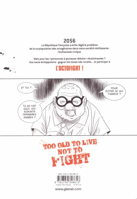 Verso de l'album Octofight 2/3 De rides et de fureur