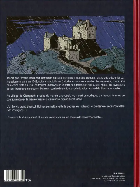 Verso de l'album Spirits of Scotland 3 Le trésor du pendu