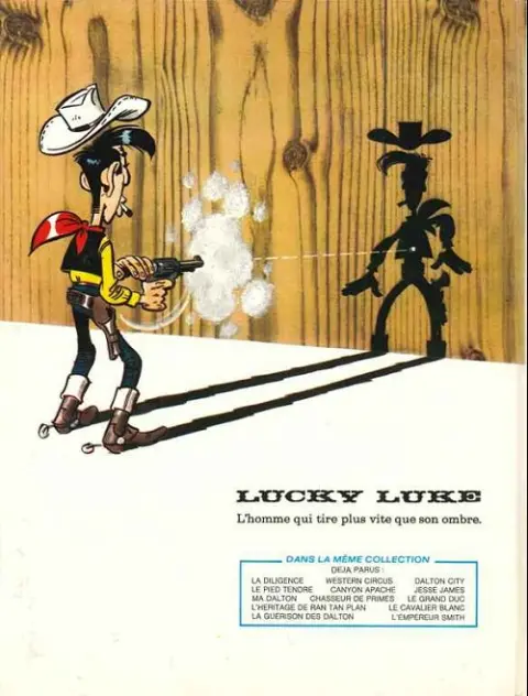 Verso de l'album Lucky Luke Tome 33 Le Pied-Tendre