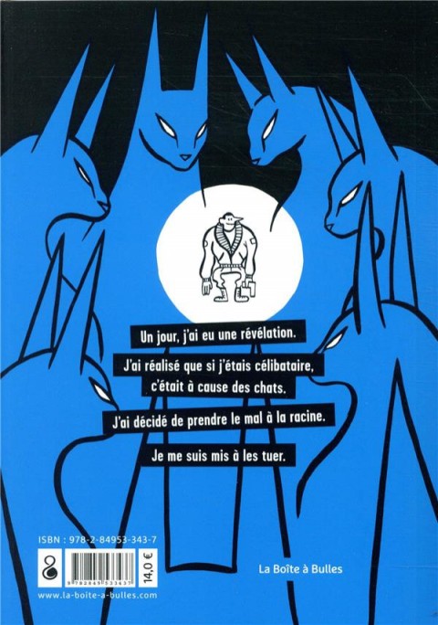 Verso de l'album La brigade de répression du félinisme