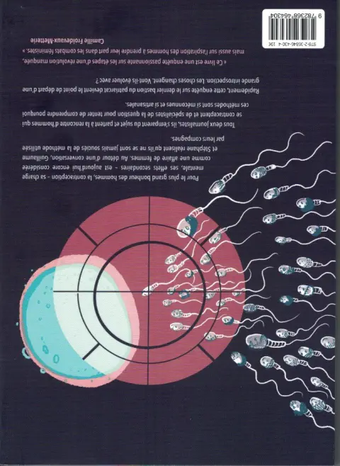 Verso de l'album Les contraceptés Enquête sur le dernier tabou