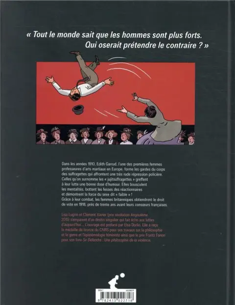 Verso de l'album Jujitsuffragettes