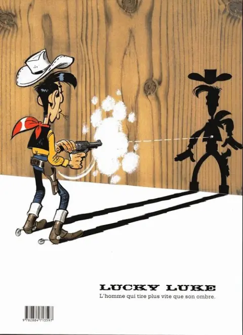 Verso de l'album Lucky Luke Tome 50 Sarah Bernhardt