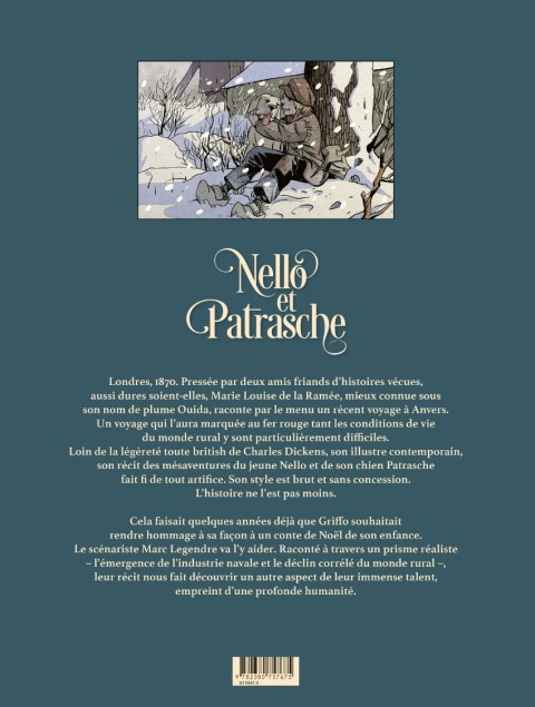 Verso de l'album Nello et Patrasche 1