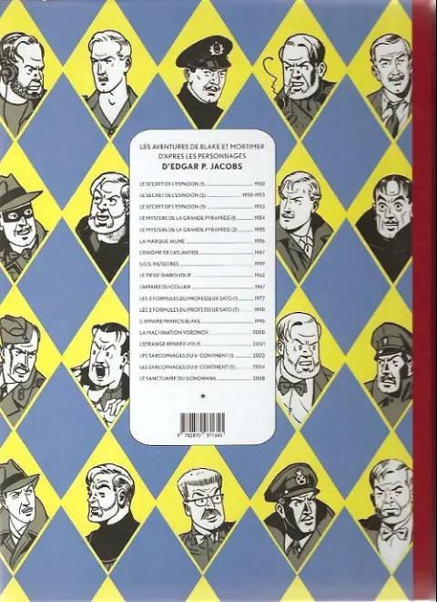 Verso de l'album Blake et Mortimer Tome 14 La Machination Voronov