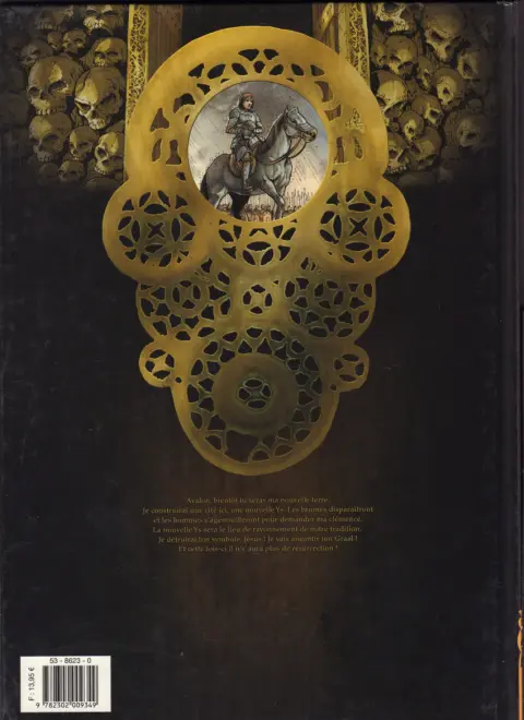 Verso de l'album Merlin Tome 10 La princesse d'Ys