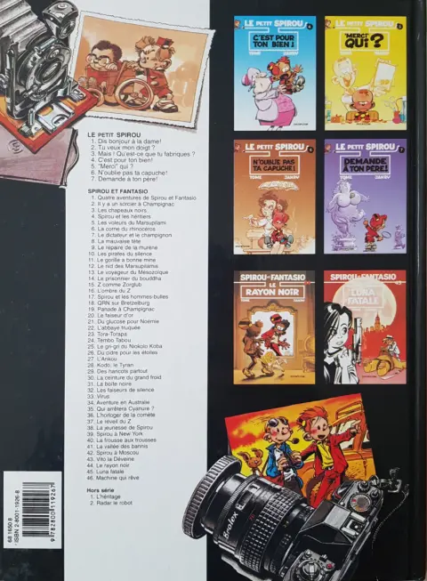 Verso de l'album Le Petit Spirou Tome 3 Mais ! Qu'est-ce que tu fabriques ?