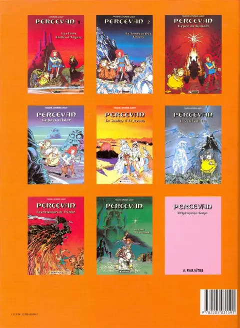 Verso de l'album Percevan Tome 5 Le Sablier d'El Jerada