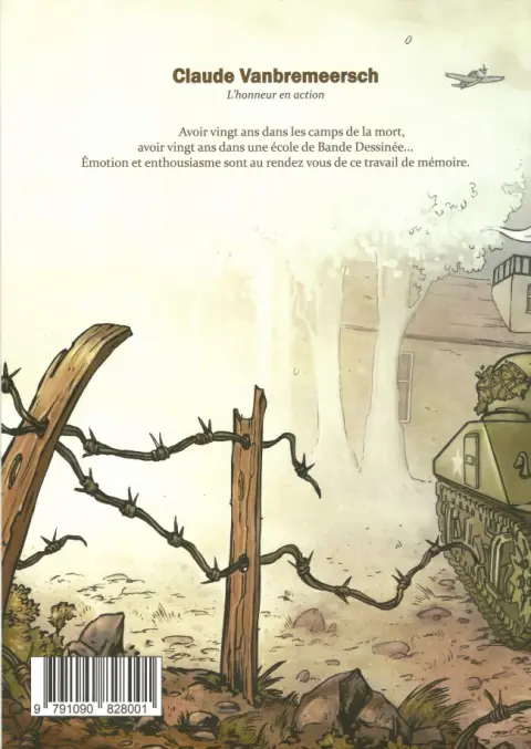 Verso de l'album Claude Vanbremeersch - L'honneur en action