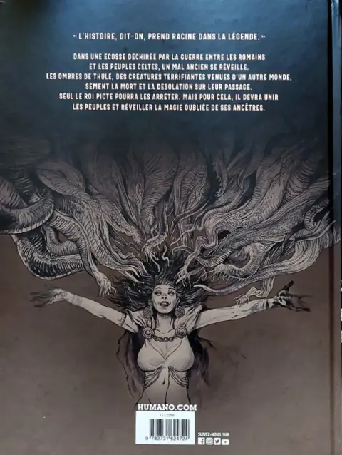 Verso de l'album Les Ombres de Thulé