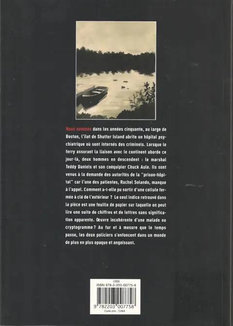 Verso de l'album Shutter Island