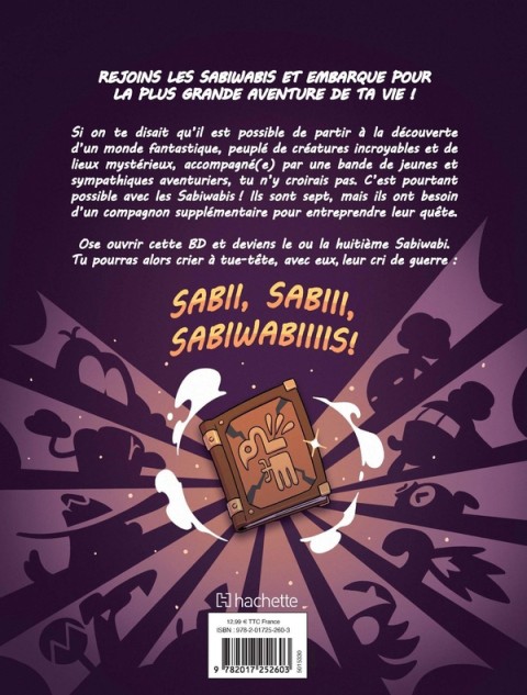 Verso de l'album Sabiwabis L'Ile dans le ciel
