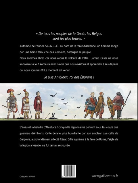 Verso de l'album Ambiorix