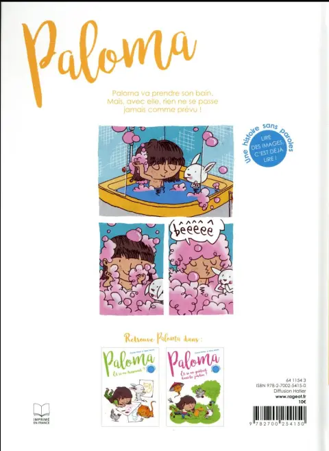 Verso de l'album Paloma 3 Et si on prenait un bain ?