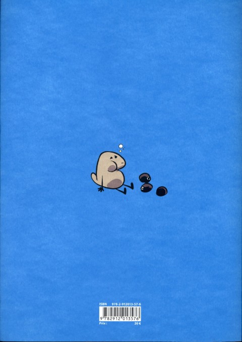 Verso de l'album Le margouillat et les letchis de Patagonie