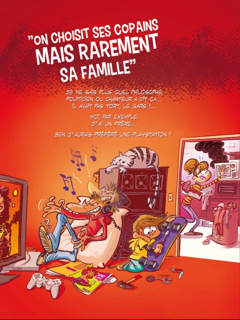 Verso de l'album Mon frère ce boulet Tome 1 Pour la vie !