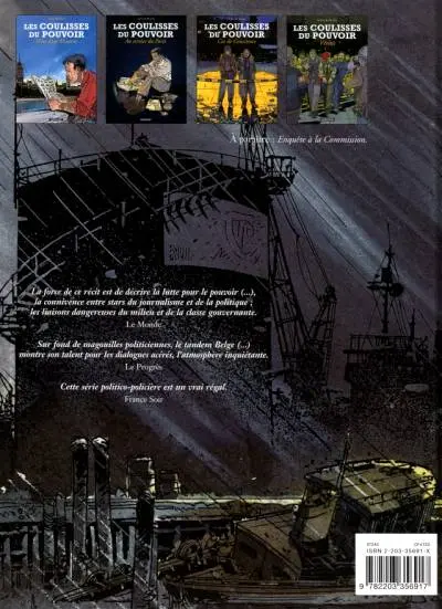 Verso de l'album Les coulisses du pouvoir Tome 4 Vérités