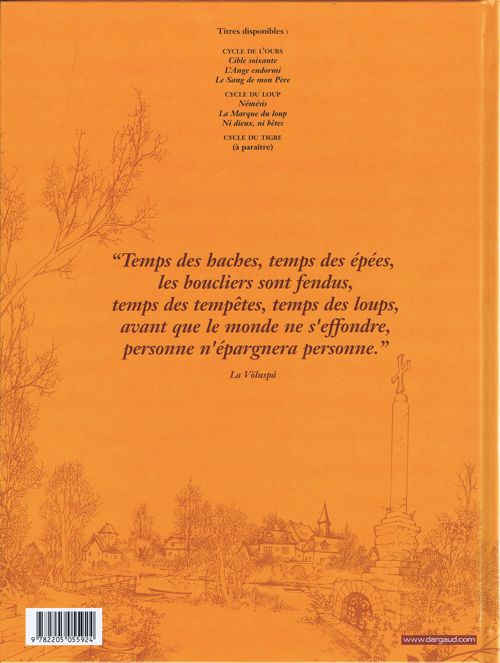Verso de l'album La Croix de Cazenac Tome 6 Ni dieux, ni bêtes