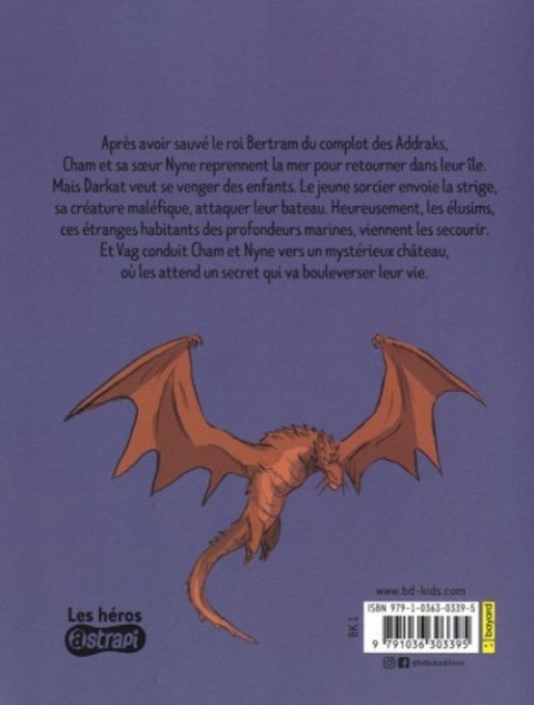 Verso de l'album Les Dragons de Nalsara Tome 2 Le livre des secrets