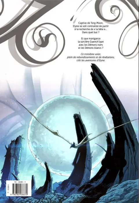 Verso de l'album Elyne Tome 3 Ennemis intimes