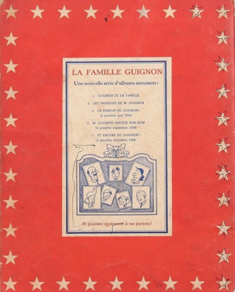 Verso de l'album La Famille Guignon Tome 1 Guignon et sa famille