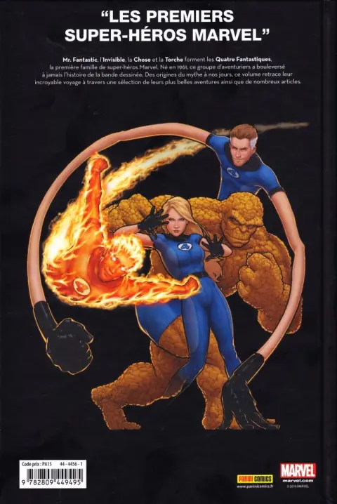 Verso de l'album Fantastiques - Nous sommes les 4 Fantastiques Stan Lee présente... Nous sommes les 4 Fantastiques