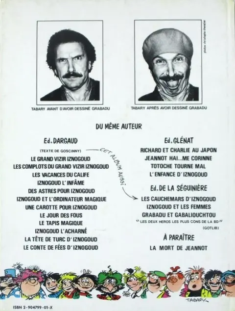 Verso de l'album Grabadu et Gabaliouchtou Tome 1