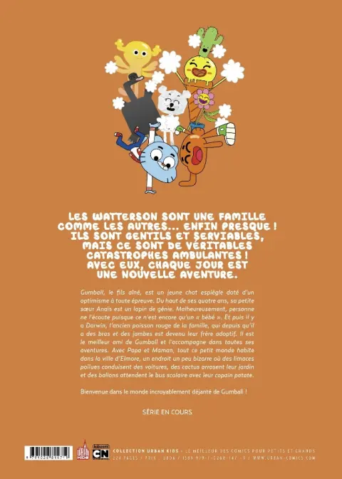 Verso de l'album Gumball Volume 1