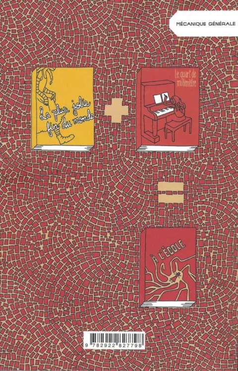 Verso de l'album À l'école