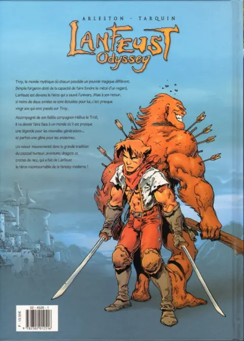 Verso de l'album Lanfeust Odyssey Tome 2 L'énigme Or-Azur - 2de partie