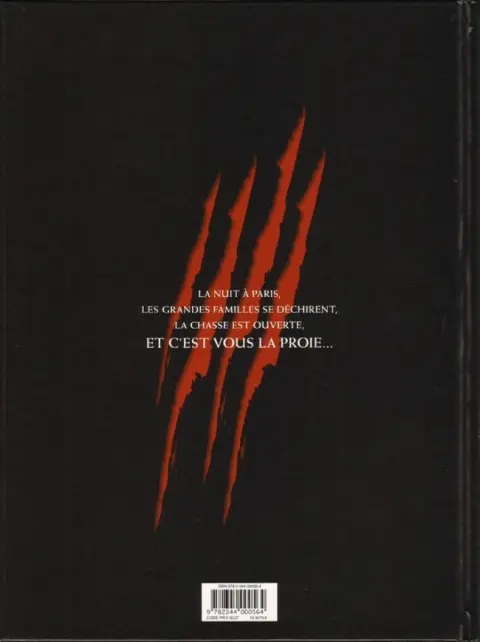 Verso de l'album Meutes Tome 1 Lune rouge