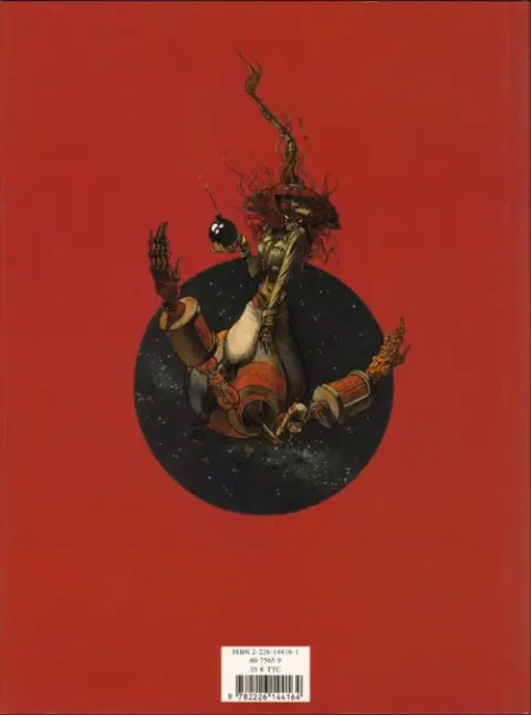 Verso de l'album Les Univers de Cromwell
