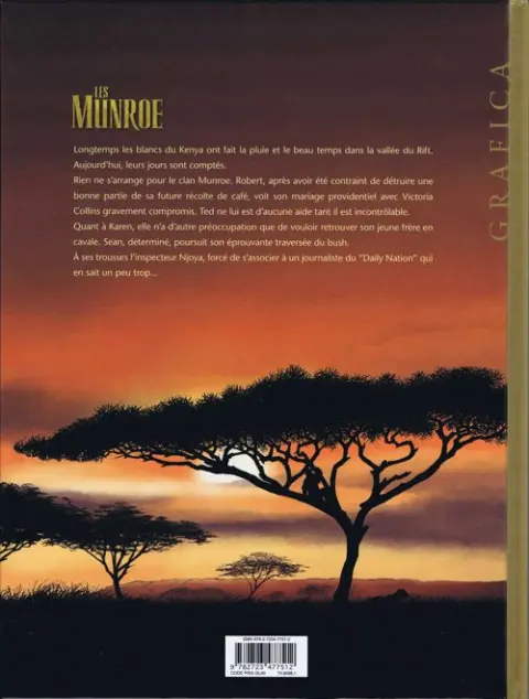 Verso de l'album Les Munroe Tome 2 Magadi train