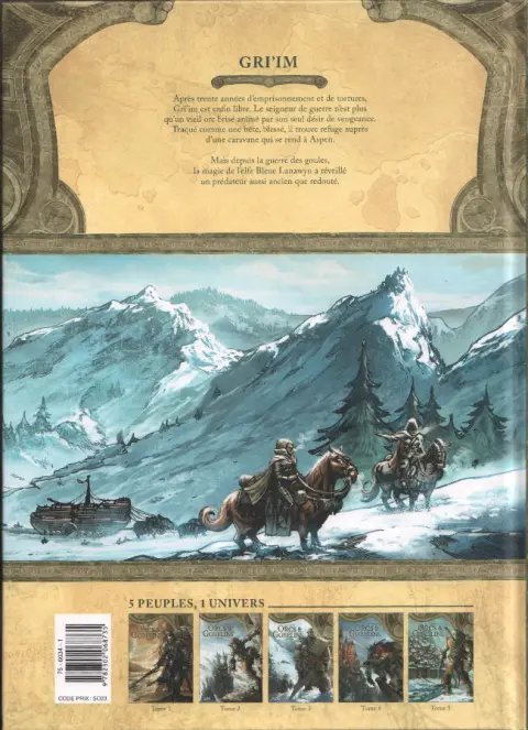 Verso de l'album Orcs & Gobelins Tome 3 Gri'im