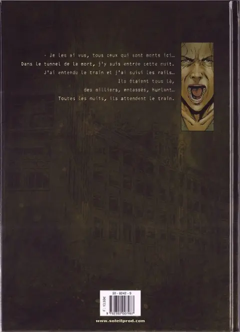 Verso de l'album Pandemonium Tome 3 Mort blanche