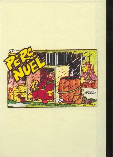 Verso de l'album Le Père Noël