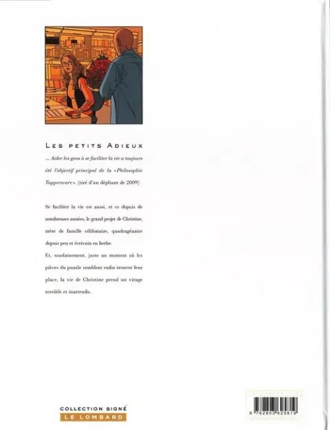 Verso de l'album Les Petits adieux