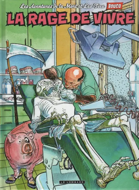 Couverture de l'album Les Aventures de la Mort et de Lao-Tseu Tome 1 La rage de vivre