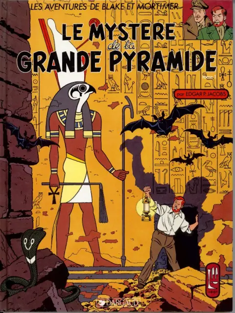 Couverture de l'album Blake et Mortimer Tome 4 Le Mystère de la Grande Pyramide - Tome 1