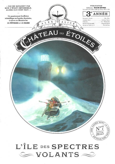 Couverture de l'album Le Château des étoiles Tome 7 L'Île des spectres volants