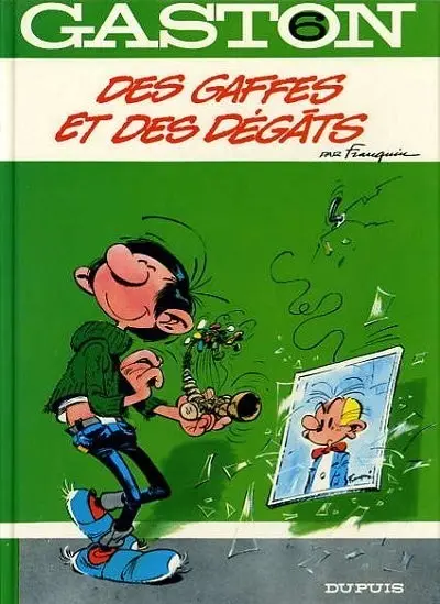 Couverture de l'album Gaston Tome 6 Des gaffes et des dégâts
