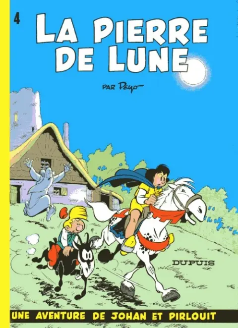 Couverture de l'album Johan et Pirlouit Tome 4 La pierre de lune