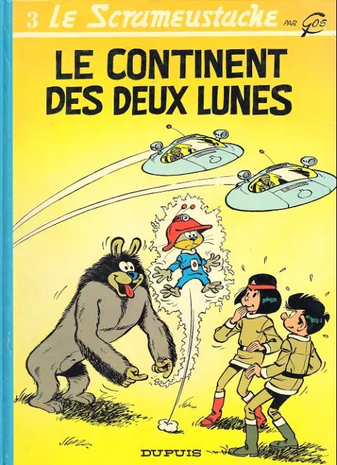 Couverture de l'album Le Scrameustache Tome 3 Le continent des deux lunes