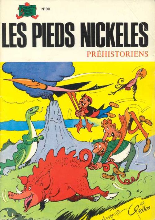 Couverture de l'album Les Pieds Nickelés Tome 90 Les Pieds Nickelés préhistoriens