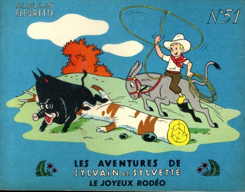 Couverture de l'album Sylvain et Sylvette Tome 51 Le joyeux rodéo