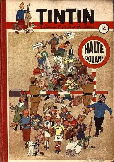 Tintin Tome 14 Tintin album du journal (n° 214 à 226)
