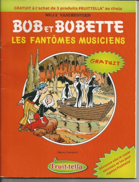 Couverture de l'album Bob et Bobette (Publicitaire) Les fantômes musiciens