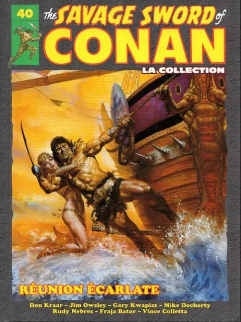 The Savage Sword of Conan - La Collection Tome 40 Réunion écarlate